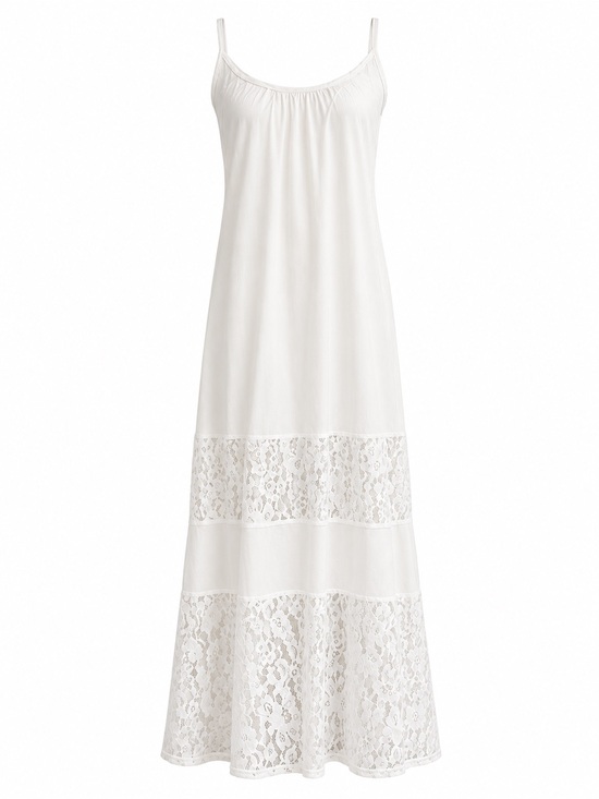 Anself Dresses & Skirts - ANSELF • White Lace Maxi Dress Boho Beach Wedding Bridal Coverup